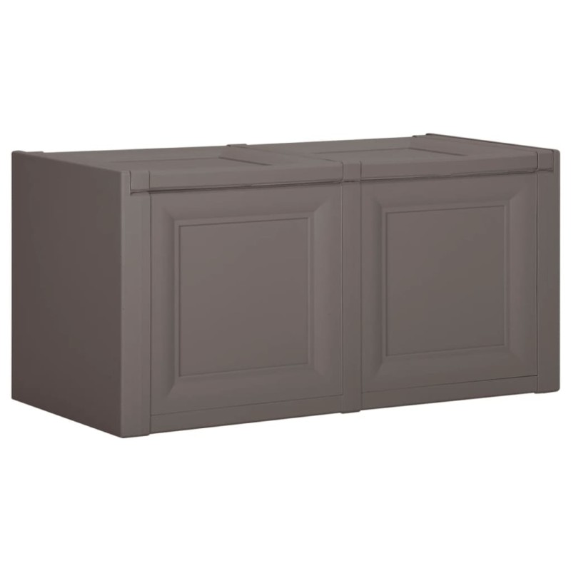 vidaXL Caja de cojines gris 85 L 86x40x42 cm 