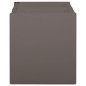 vidaXL Caja de cojines gris 85 L 86x40x42 cm 
