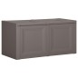 vidaXL Caja de cojines gris 85 L 86x40x42 cm 