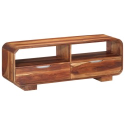 vidaXL Mueble de TV madera maciza de acacia 110x30x40 cm
