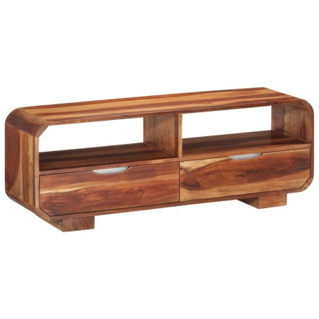 vidaXL Mueble de TV madera maciza de acacia 110x30x40 cm