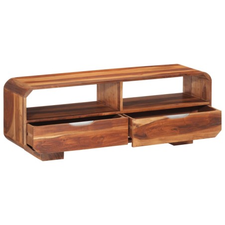 vidaXL Mueble de TV madera maciza de acacia 110x30x40 cm