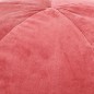 vidaXL Puf de terciopelo de algodón rosa 50x35 cm vidaXL Puf de terciopelo de algodón rosa 50x35 cm