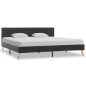 vidaXL Estructura de cama de tela gris oscuro 180x200 cm vidaXL Estructura de cama de tela gris oscuro 180x200 cm
