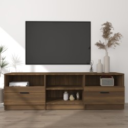 vidaXL Mueble para TV madera contrachapada roble marrón 150x33,5x45 cm