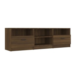 vidaXL Mueble para TV madera contrachapada roble marrón 150x33,5x45 cm