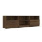 vidaXL Mueble para TV madera contrachapada roble marrón 150x33,5x45 cm