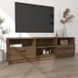 vidaXL Mueble para TV madera contrachapada roble marrón 150x33,5x45 cm