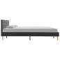 vidaXL Estructura de cama de tela gris oscuro 180x200 cm vidaXL Estructura de cama de tela gris oscuro 180x200 cm
