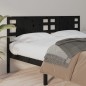 vidaXL Cabecero madera maciza de pino negro 186x4x100 cm vidaXL Cabecero madera maciza de pino negro 186x4x100 cm