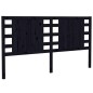 vidaXL Cabecero madera maciza de pino negro 186x4x100 cm vidaXL Cabecero madera maciza de pino negro 186x4x100 cm