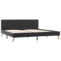 vidaXL Estructura de cama de tela gris oscuro 180x200 cm vidaXL Estructura de cama de tela gris oscuro 180x200 cm