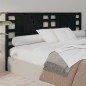 vidaXL Cabecero madera maciza de pino negro 186x4x100 cm vidaXL Cabecero madera maciza de pino negro 186x4x100 cm