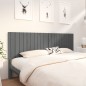 vidaXL Cabecero de cama madera maciza de pino gris 205,5x4x100 cm vidaXL Cabecero de cama madera maciza de pino gris 205,5x4x100 cm