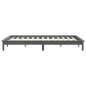 vidaXL Estructura de cama madera maciza de pino gris 120x190 cm vidaXL Estructura de cama madera maciza de pino gris 120x190 cm