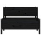 vidaXL Jardinera de madera de pino maciza negra 110x84x75 cm vidaXL Jardinera de madera de pino maciza negra 110x84x75 cm
