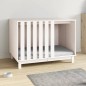 vidaXL Cama para perros madera maciza de pino blanco 100x70x72 cm vidaXL Cama para perros madera maciza de pino blanco 100x70x72 cm