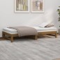 vidaXL Sofá cama extraíble madera maciza de pino marrón 2x(100x200) cm vidaXL Sofá cama extraíble madera maciza de pino marrón 2x(100x200) cm