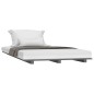 vidaXL Estructura de cama madera maciza de pino gris 100x200 cm vidaXL Estructura de cama madera maciza de pino gris 100x200 cm