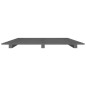 vidaXL Estructura de cama madera maciza de pino gris 100x200 cm vidaXL Estructura de cama madera maciza de pino gris 100x200 cm