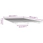 vidaXL Estructura de cama madera maciza de pino gris 100x200 cm vidaXL Estructura de cama madera maciza de pino gris 100x200 cm