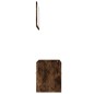 vidaXL Set de muebles baño 2 pzas madera contrachapada roble ahumado vidaXL Set de muebles baño 2 pzas madera contrachapada roble ahumado