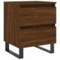 vidaXL Mesita de noche madera de ingeniería marrón roble 40x35x50 cm vidaXL Mesita de noche madera de ingeniería marrón roble 40x35x50 cm