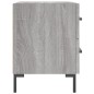 vidaXL Mesita de noche madera de ingeniería gris Sonoma 40x35x47,5 cm vidaXL Mesita de noche madera de ingeniería gris Sonoma 40x35x47,5 cm