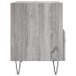 vidaXL Mesita de noche madera de ingeniería gris Sonoma 40x35x47,5 cm