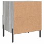 vidaXL Mesita de noche madera de ingeniería gris Sonoma 40x35x47,5 cm vidaXL Mesita de noche madera de ingeniería gris Sonoma 40x35x47,5 cm