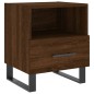 vidaXL Mesita de noche madera de ingeniería roble marrón 40x35x47,5 cm vidaXL Mesita de noche madera de ingeniería roble marrón 40x35x47,5 cm