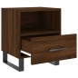 vidaXL Mesita de noche madera de ingeniería roble marrón 40x35x47,5 cm vidaXL Mesita de noche madera de ingeniería roble marrón 40x35x47,5 cm