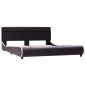 vidaXL Estructura de cama con LED cuero sintético negro 160x200 cm vidaXL Estructura de cama con LED cuero sintético negro 160x200 cm