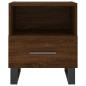 vidaXL Mesita de noche madera de ingeniería roble marrón 40x35x47,5 cm vidaXL Mesita de noche madera de ingeniería roble marrón 40x35x47,5 cm