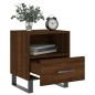 vidaXL Mesita de noche madera de ingeniería roble marrón 40x35x47,5 cm vidaXL Mesita de noche madera de ingeniería roble marrón 40x35x47,5 cm