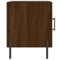 vidaXL Mesita de noche madera de ingeniería marrón roble 40x40x50 cm vidaXL Mesita de noche madera de ingeniería marrón roble 40x40x50 cm