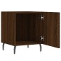 vidaXL Mesita de noche madera de ingeniería marrón roble 40x40x50 cm vidaXL Mesita de noche madera de ingeniería marrón roble 40x40x50 cm