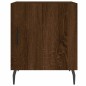 vidaXL Mesita de noche madera de ingeniería marrón roble 40x40x50 cm vidaXL Mesita de noche madera de ingeniería marrón roble 40x40x50 cm