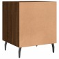 vidaXL Mesita de noche madera de ingeniería marrón roble 40x40x50 cm vidaXL Mesita de noche madera de ingeniería marrón roble 40x40x50 cm