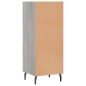 vidaXL Aparador de madera de ingeniería gris Sonoma 34,5x32,5x90 cm vidaXL Aparador de madera de ingeniería gris Sonoma 34,5x32,5x90 cm