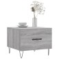 vidaXL Mesa de centro madera contrachapada gris Sonoma 50x50x40 cm