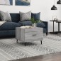vidaXL Mesa de centro madera contrachapada gris Sonoma 50x50x40 cm vidaXL Mesa de centro madera contrachapada gris Sonoma 50x50x40 cm