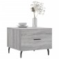 vidaXL Mesa de centro madera contrachapada gris Sonoma 50x50x40 cm vidaXL Mesa de centro madera contrachapada gris Sonoma 50x50x40 cm
