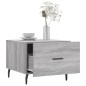 vidaXL Mesa de centro madera contrachapada gris Sonoma 50x50x40 cm vidaXL Mesa de centro madera contrachapada gris Sonoma 50x50x40 cm