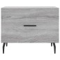 vidaXL Mesa de centro madera contrachapada gris Sonoma 50x50x40 cm vidaXL Mesa de centro madera contrachapada gris Sonoma 50x50x40 cm