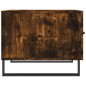vidaXL Mesa de centro madera contrachapada roble ahumado 50x50x40 cm vidaXL Mesa de centro madera contrachapada roble ahumado 50x50x40 cm