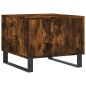 vidaXL Mesa de centro madera contrachapada roble ahumado 50x50x40 cm vidaXL Mesa de centro madera contrachapada roble ahumado 50x50x40 cm