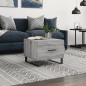 vidaXL Mesa de centro madera contrachapada gris Sonoma 50x50x40 cm vidaXL Mesa de centro madera contrachapada gris Sonoma 50x50x40 cm