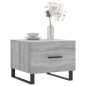 vidaXL Mesa de centro madera contrachapada gris Sonoma 50x50x40 cm vidaXL Mesa de centro madera contrachapada gris Sonoma 50x50x40 cm