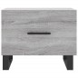 vidaXL Mesa de centro madera contrachapada gris Sonoma 50x50x40 cm vidaXL Mesa de centro madera contrachapada gris Sonoma 50x50x40 cm